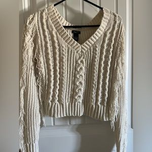 Rue 21 fringe sweater. Size small